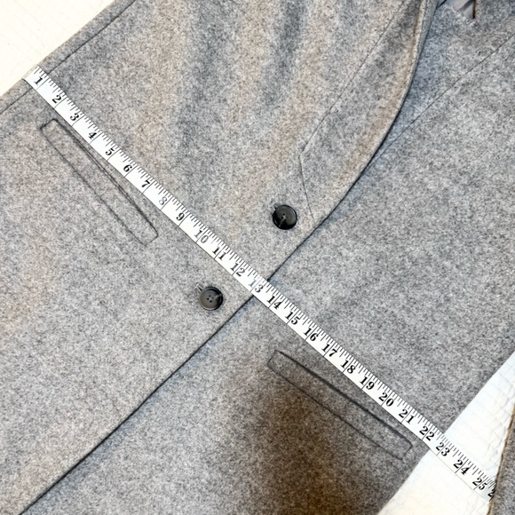 OLD NAVY, “Long Wool Relax Car Coat” WM’S SZ-L Wool, “Grey” - Picture 11 of 14